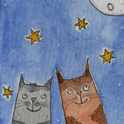 Cats in the Moonlight
