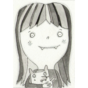Vampire Girl with Vampire