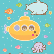 Greetings from Kiwi and Pear, Submarine (Blue Apple Books, 2009)