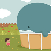 Whale Swimming Pool