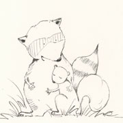 Raccoon and Squirrel
